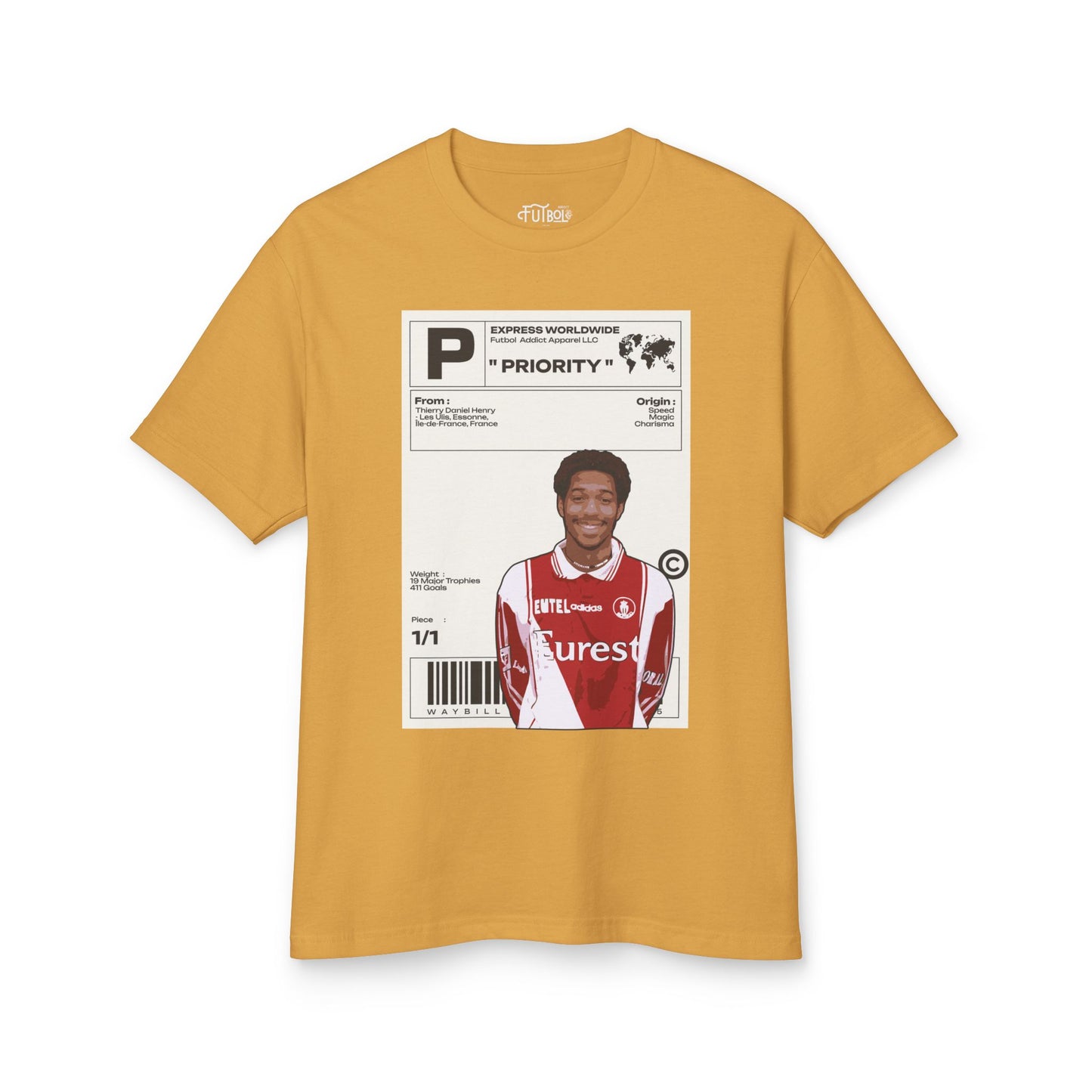 Thierry Henry Vintage Graphic Tee - Iconic Soccer Fan Shirt for Collectors