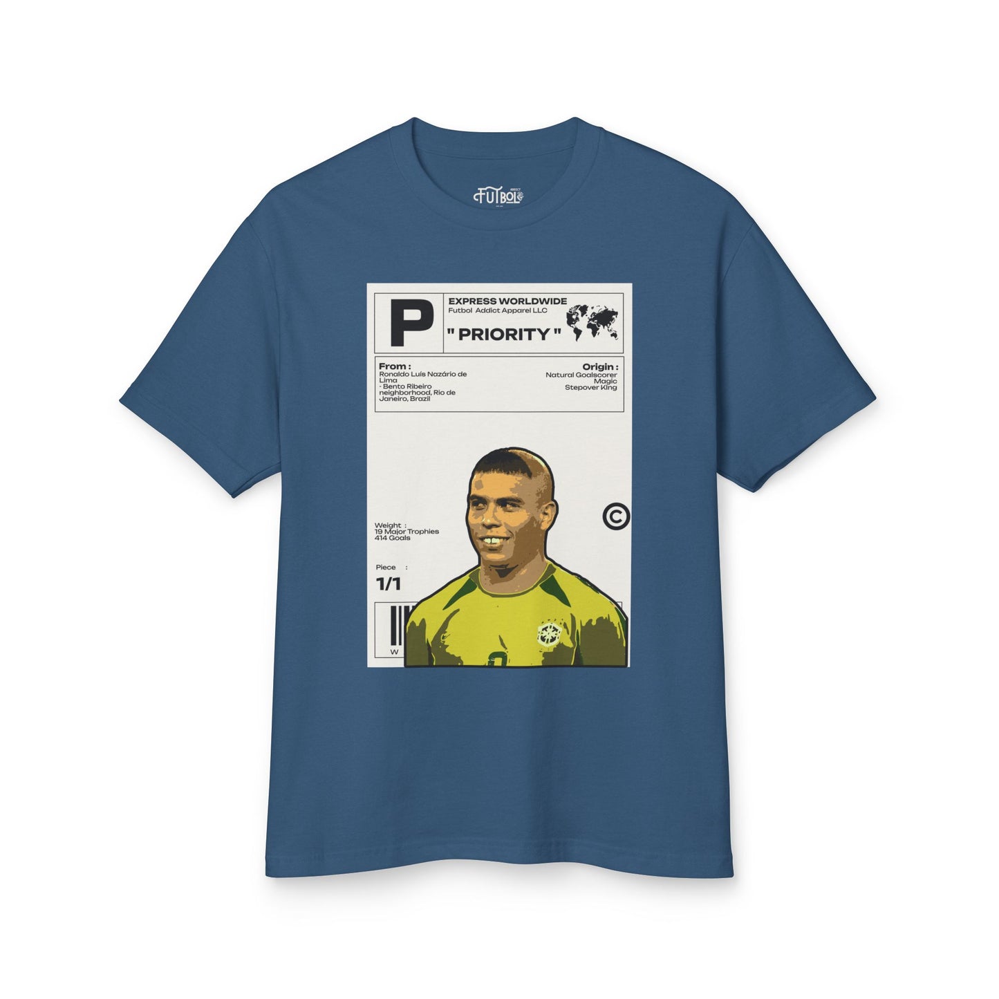 Ronaldo Nazário Vintage Graphic Tee - Iconic Soccer Fan Shirt for Collectors