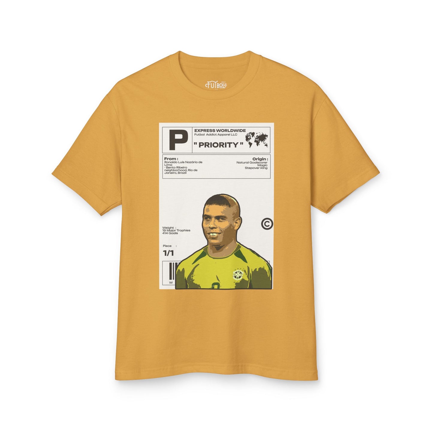 Ronaldo Nazário Vintage Graphic Tee - Iconic Soccer Fan Shirt for Collectors