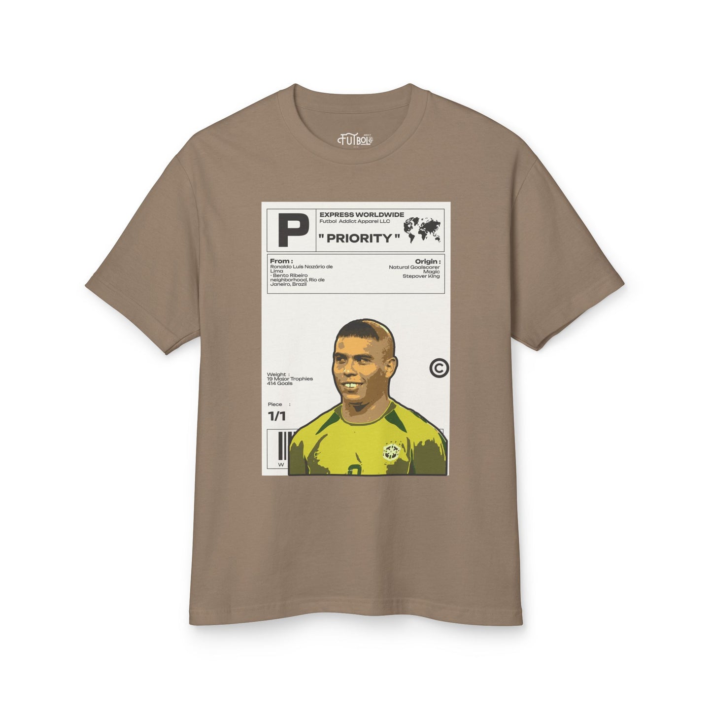 Ronaldo Nazário Vintage Graphic Tee - Iconic Soccer Fan Shirt for Collectors
