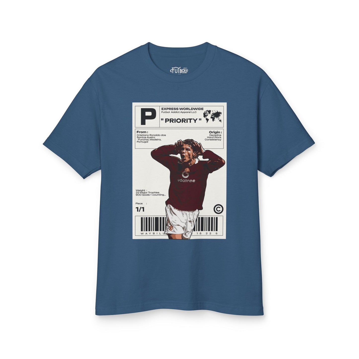 Cristiano Ronaldo Vintage Graphic Tee - Iconic Soccer Fan Shirt for Collectors