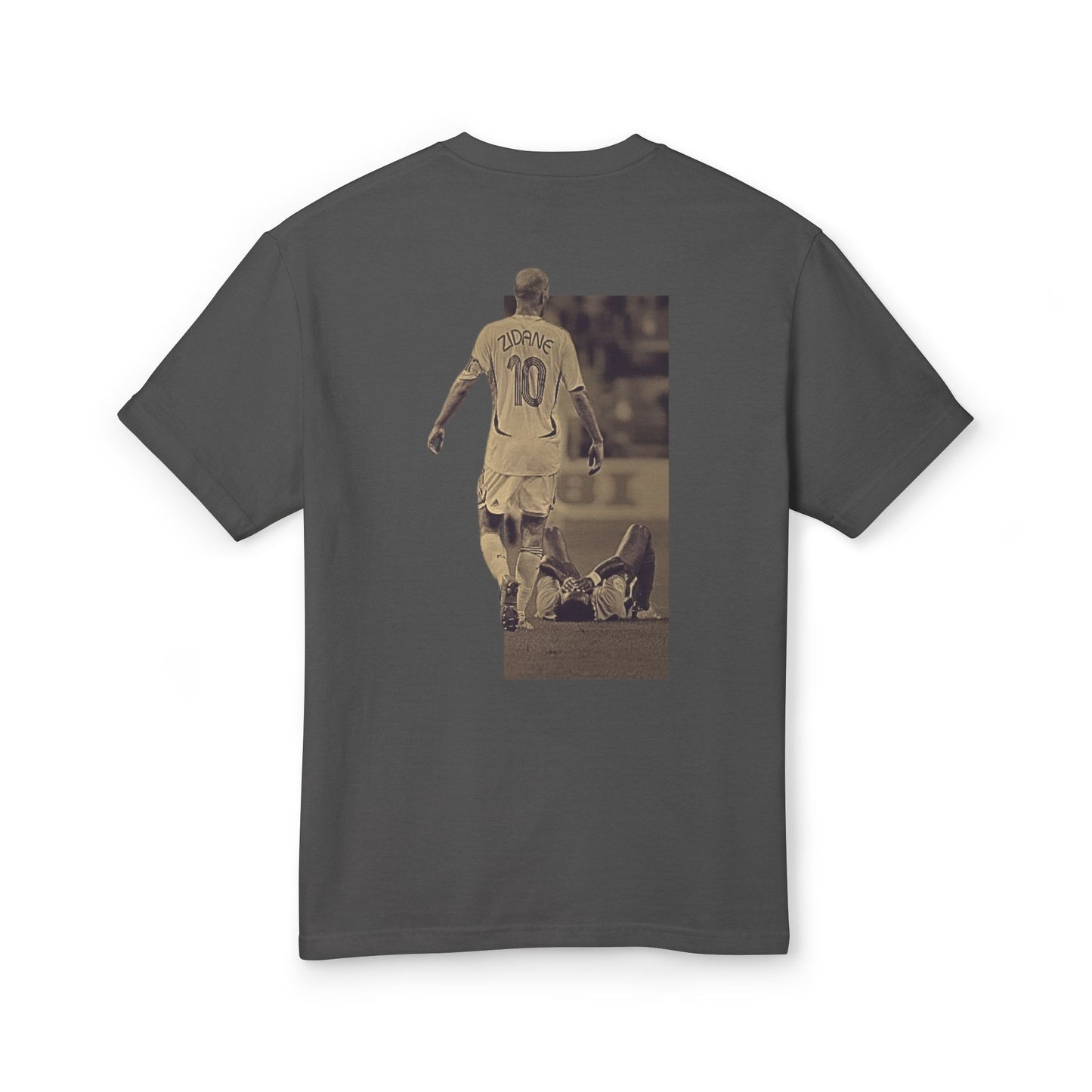 Zinedine Zidane Vintage Graphic Tee - Iconic Soccer Fan Shirt for Collectors
