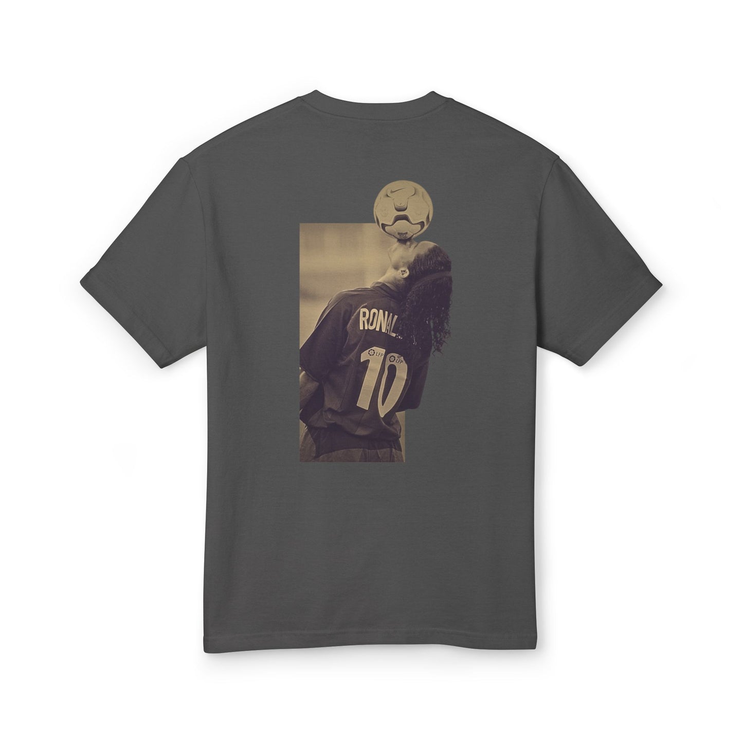 Ronaldinho Vintage Graphic Tee - Iconic Soccer Fan Shirt for Collectors