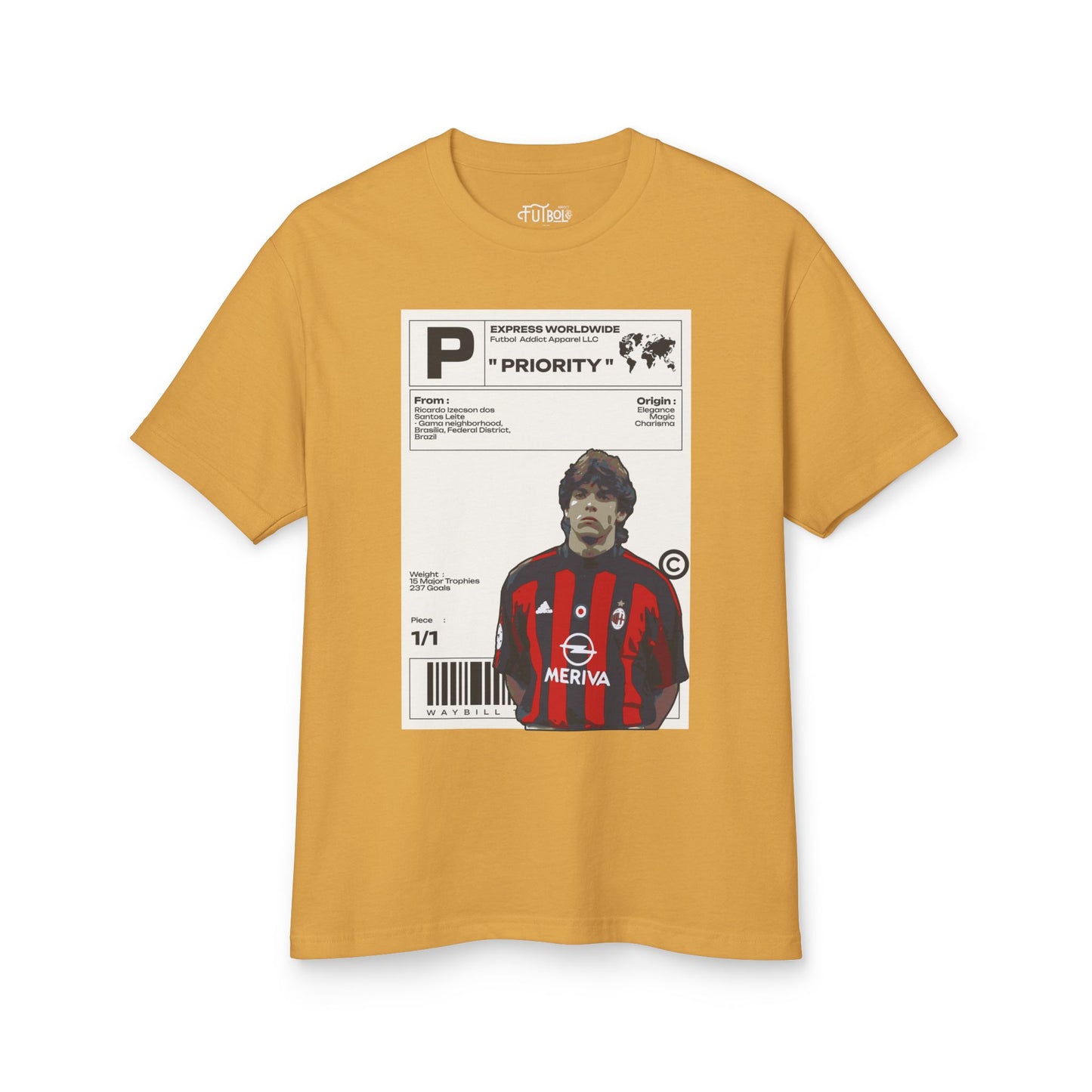 Kaká Vintage Graphic Tee - Iconic Soccer Fan Shirt for Collectors