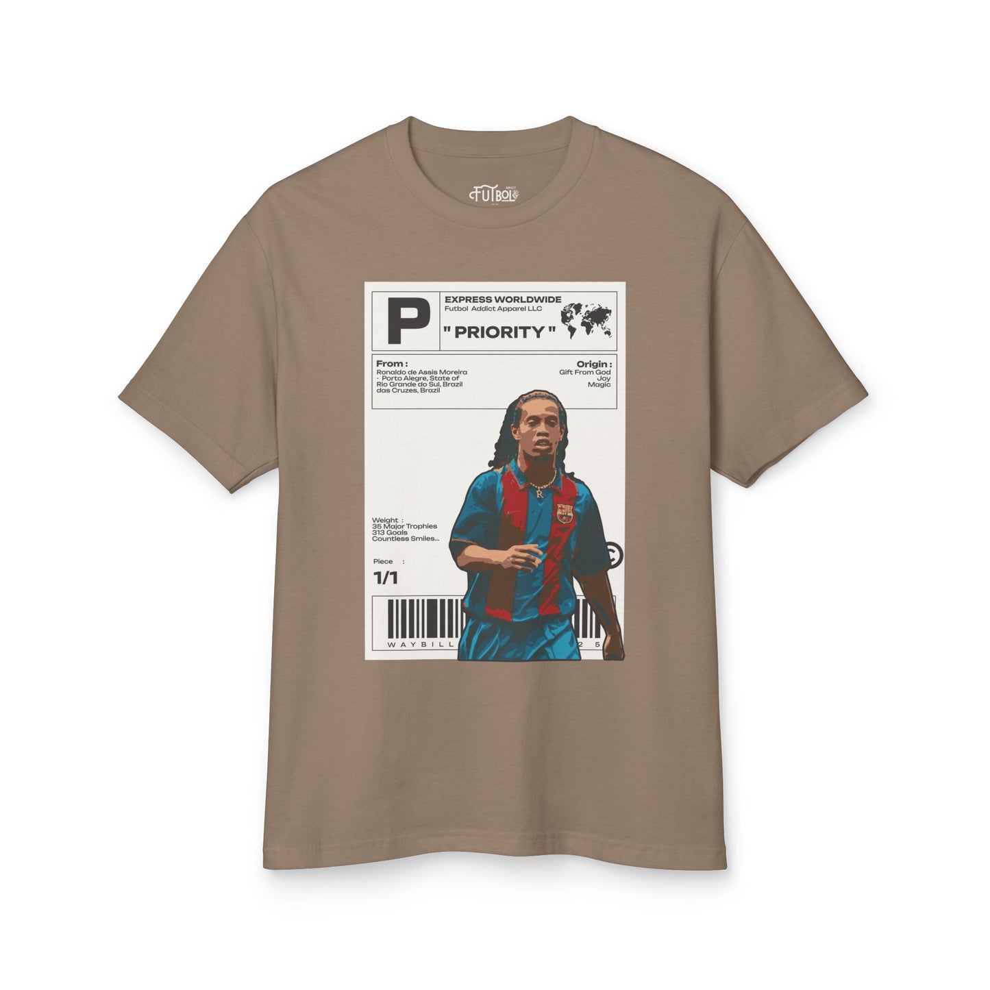 Ronaldinho Vintage Graphic Tee - Iconic Soccer Fan Shirt for Collectors