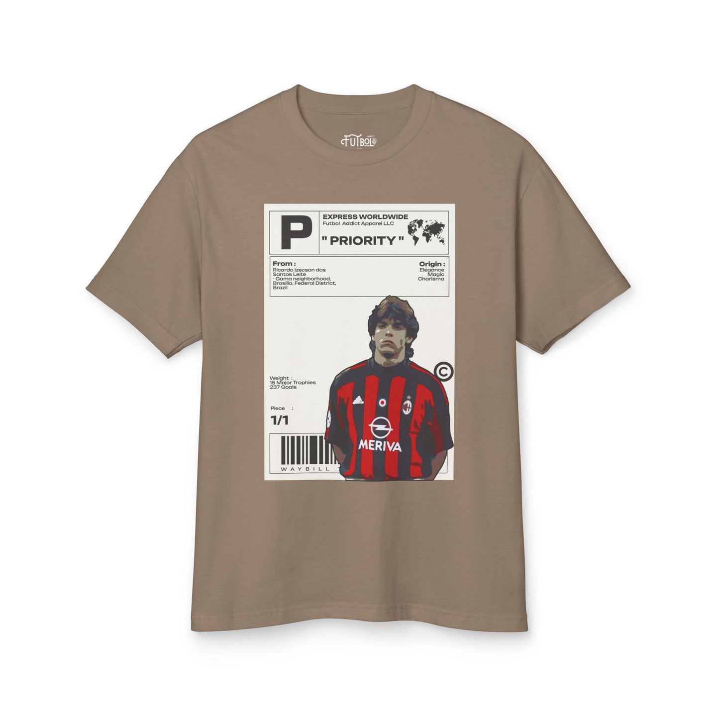 Kaká Vintage Graphic Tee - Iconic Soccer Fan Shirt for Collectors