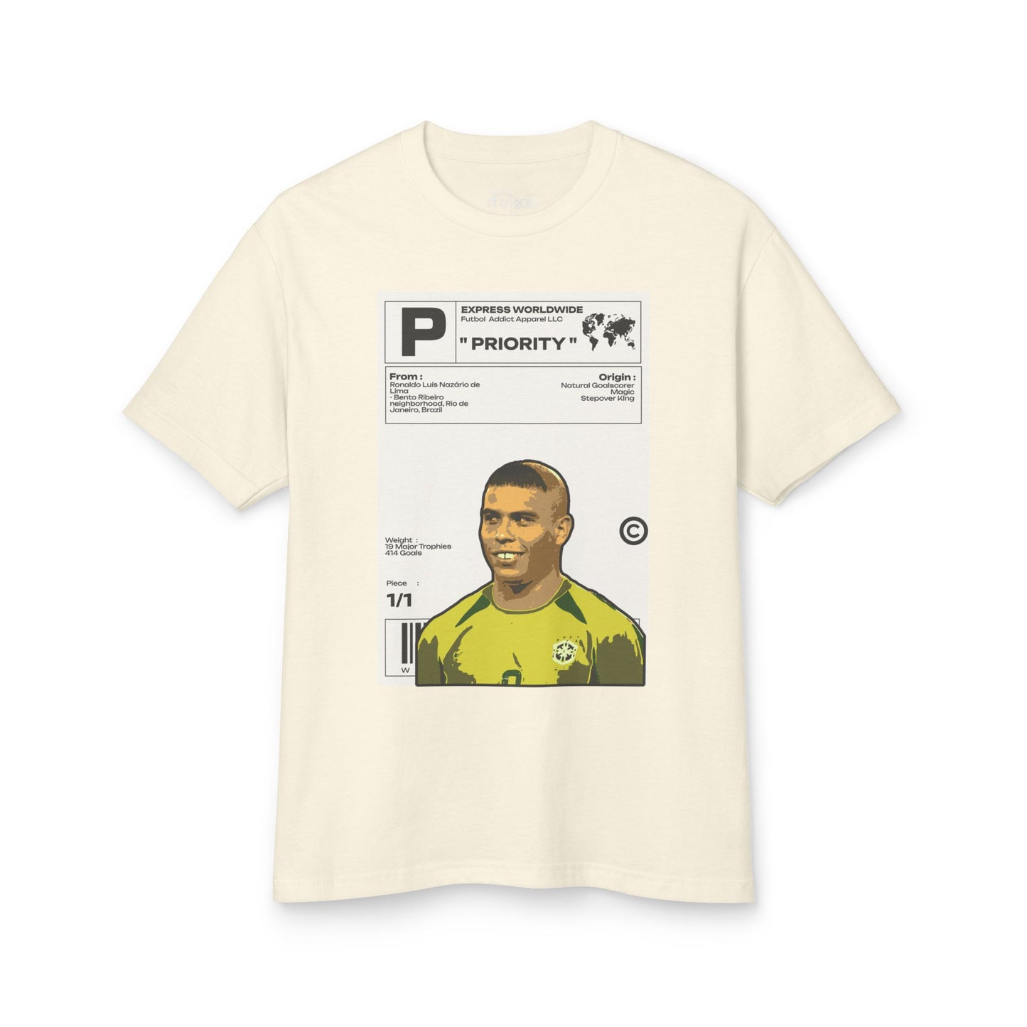 Ronaldo Nazário Vintage Graphic Tee - Iconic Soccer Fan Shirt for Collectors
