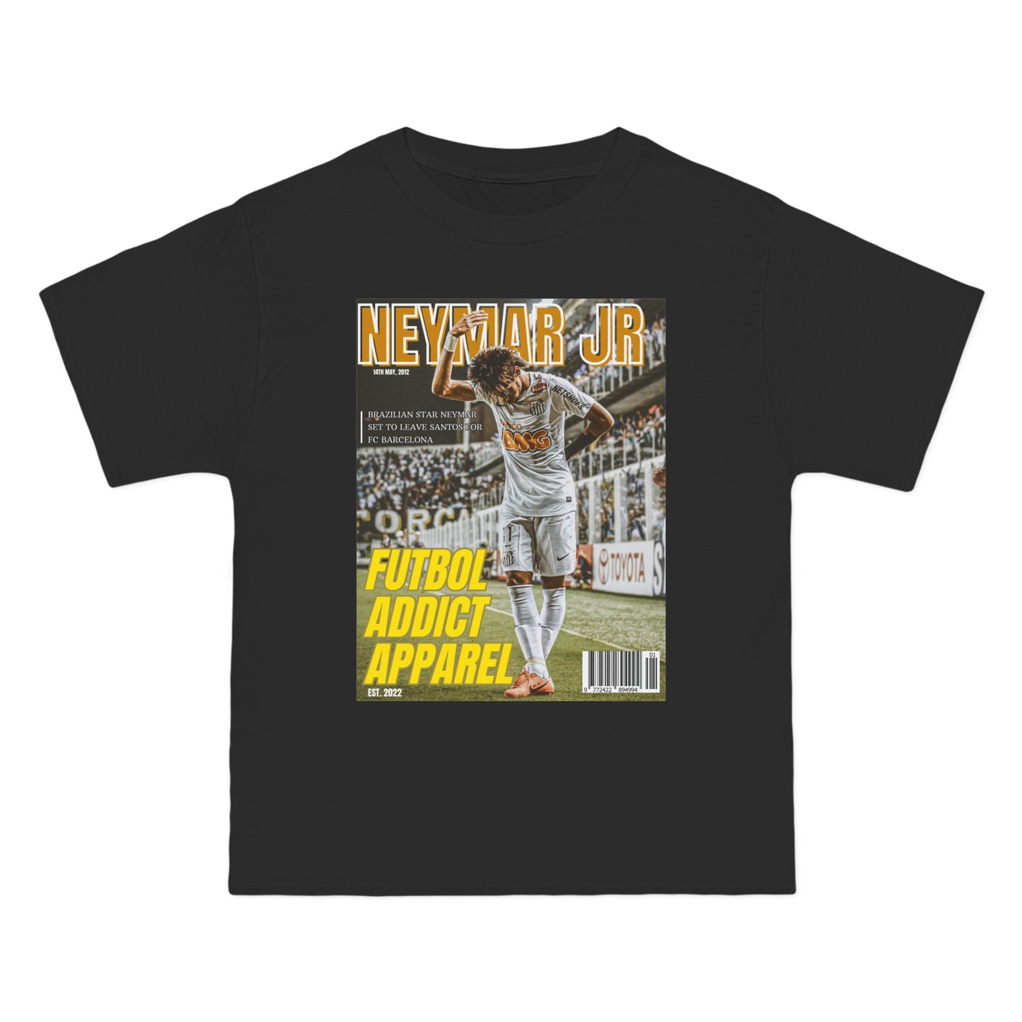 Neymar Jr Santos Magazine T-Shirt