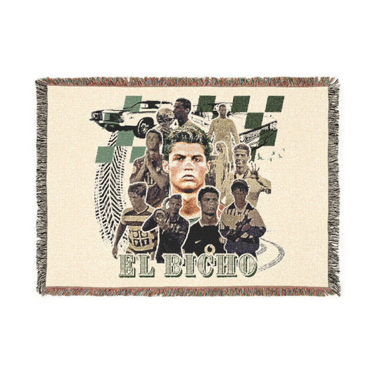 Cristiano Ronaldo El Bicho Woven Blanket