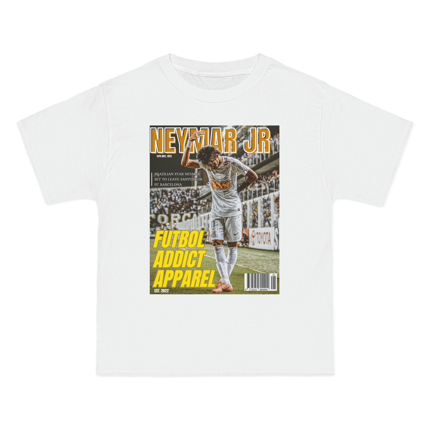 Neymar Jr Santos Magazine T-Shirt